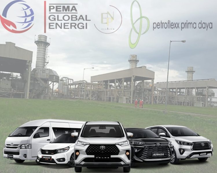 Ilustrasi Mobil Rental dan Nama-nama PT Yang Sedang Bekerja Di Cluster IV PGE Aceh Utara