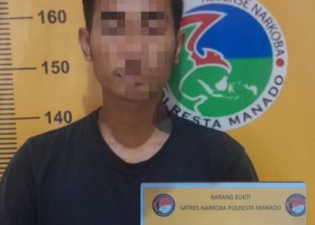 Tim Satuan Reserse Narkoba (Satres Narkoba) Polresta Manado berhasil mengamankan seorang pria berinisial RGL (26) dalam operasi penangkapan kasus dugaan penyalahgunaan narkotika jenis sabu di wilayah Kecamatan Paal II, Kota Manado, Rabu (5/3/2025).