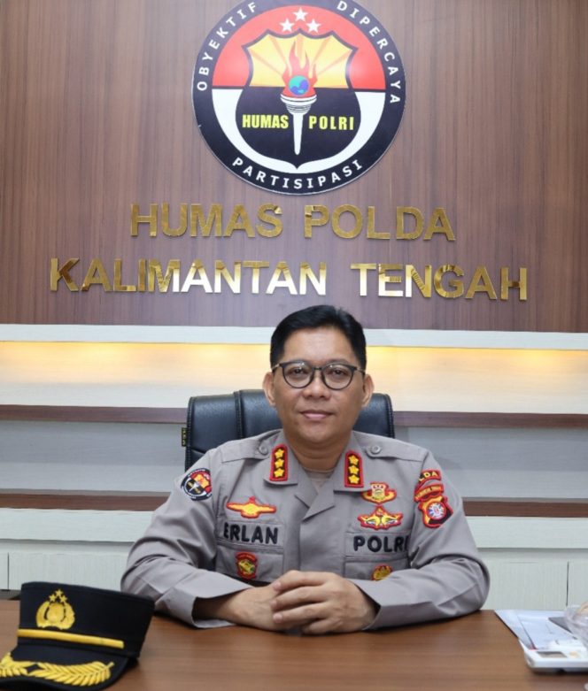 Kabidhumas Polda Kalteng, Kombes Pol Erlan Munaji