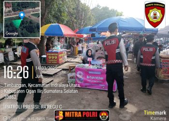 Polres Ogan Ilir menggelar pengamanan di tiga lokasi Pasar Bedug yang ramai dikunjungi masyarakat. Pengamanan ini bertujuan untuk memberikan rasa aman dan nyaman bagi warga serta mencegah potensi gangguan keamanan dan kemacetan lalu lintas.