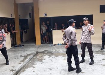 Polresta Palangka Raya Polda Kalteng melaksanakan inspeksi tahanan di Rutan. Kegiatan yang dilaksanakan, Sabtu (15/3/2025), bertujuan untuk mengevaluasi kondisi fasilitas penahanan dan kesejahteraan tahanan.