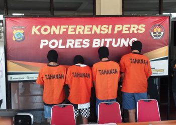 Satuan Reserse Narkoba (Satresnarkoba) Polres Bitung berhasil mengungkap tiga kasus peredaran narkotika jenis sabu sejak awal tahun 2025. Dalam pengungkapan tersebut, empat orang tersangka diamankan dengan barang bukti sabu seberat total 1,8 gram.