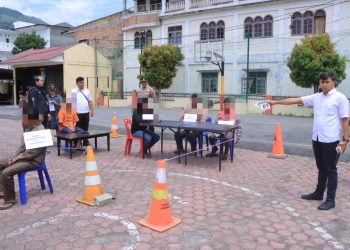 Kepolisian Resor (Polres) Samosir menggelar rekonstruksi kasus penganiayaan yang menyebabkan kematian seorang pemuda berinisial RTS (25 tahun), warga Desa Janji Raja, Kecamatan Sitiotio, Kabupaten Samosir. Rekonstruksi berlangsung di Lapangan Mako Polres Samosir, Jalan Danau Toba, Kelurahan Pasar Pangururan, Rabu (19/3/2025) yang berakhir pukul 12.30 WIB.