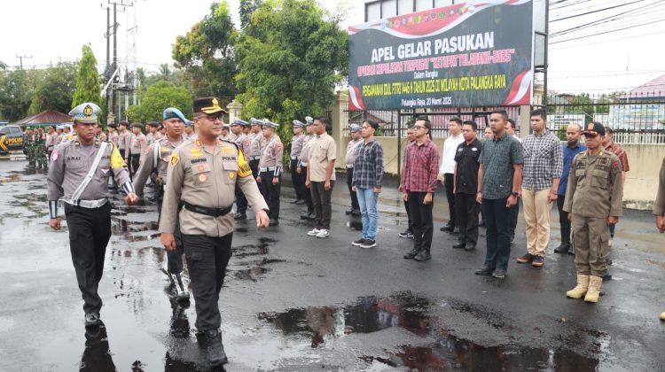 Kegiatan ini berlangsung di Lapangan Mapolresta Palangka Raya dan dipimpin oleh Kapolresta Kombes Pol Dedy Supriadi, S.I.K., M.H., melalui Wakapolresta AKBP Moch Isharyadi Fitriawan, S.I.K., M.M.