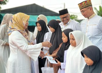 Bank Syariah Indonesia,Tbk (BSI) Aceh menggelar Buka Puasa Bersama dan Santunan Anak Yatim dalam tajuk "Safari Ramadhan 1446 H".