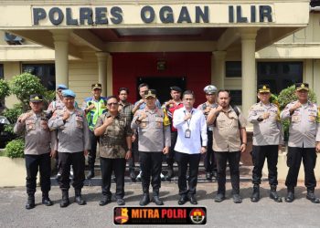 Kunjungan ini dipimpin oleh Dr. Supardi Hamid, M.Si., bersama tim, yang disambut langsung oleh Kapolres Ogan Ilir, AKBP Bagus Suryo Wibowo, S.I.K