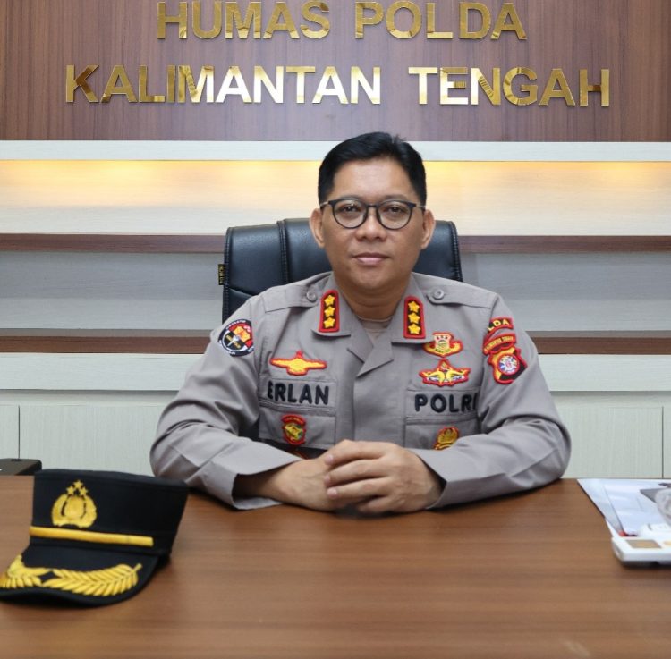 Kabidhumas Polda Kalteng Kombes Pol Erlan Munaji