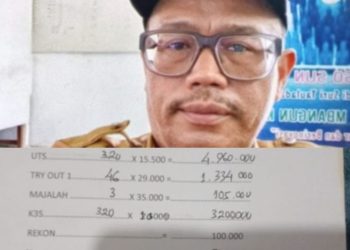 Korwil Pendidikan Kecamatan Tanah Jawa, Roberto Saragih.