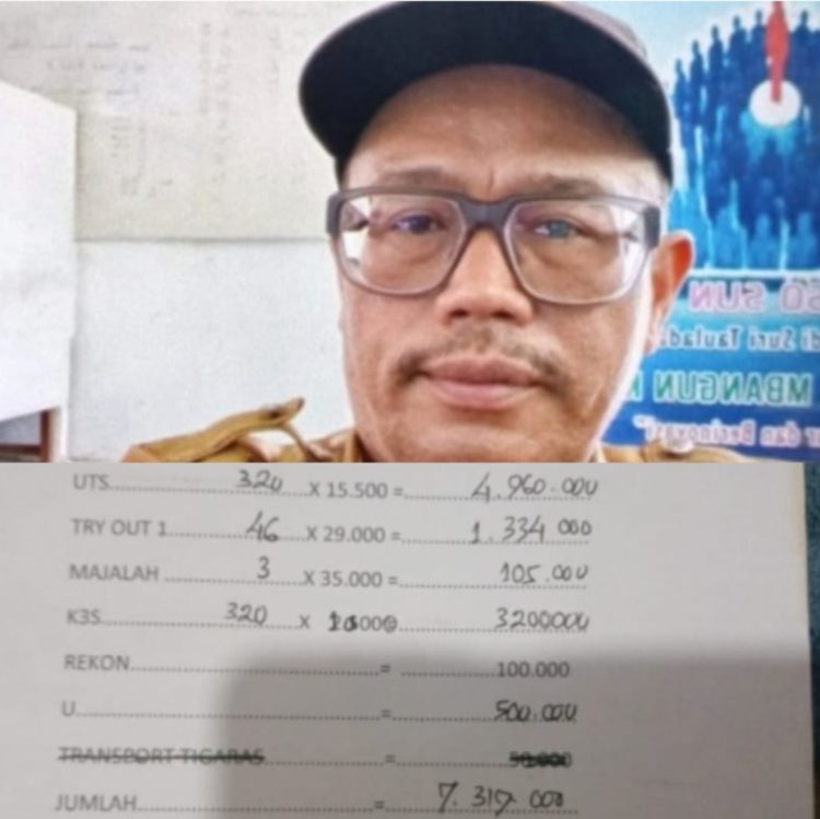 Korwil Pendidikan Kecamatan Tanah Jawa, Roberto Saragih.