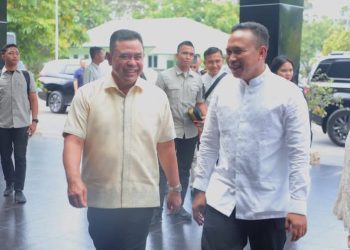 Pangdam I/Bukit Barisan, Mayjen TNI Rio Firdianto menggelar Open House Idul Fitri 1446 H/2025 M di Makodam I/BB, Jalan Gatot Subroto Medan, Senin (31/3/2025).