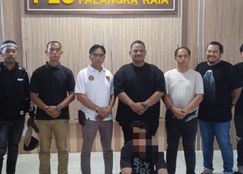 Seorang pengunjung Lapas Kelas IIA Palangka Raya diamankan petugas karena kedapatan membawa narkotika jenis sabu, Sabtu (5/4/2025).
