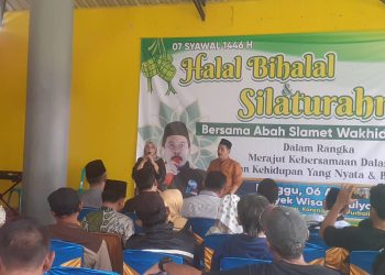 Slamet Wakhidin. A.H. menggelar acara Halal Bihalal bersama Tim, Relawan dan Keluarga besar PSW bertempat di wisata MURNI cafe & Resto Kecamatan Karang Anyar Kabupaten Purbalingga, Provinsi Jawa Tengah. Minggu (06/4/2025).