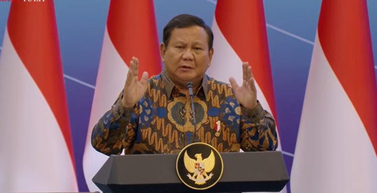 Presiden RI Prabowo Subianto