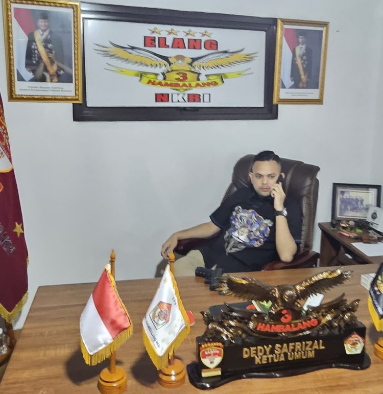 Ketua DPP Elang 3 Hambalang Pebryan Winaldi