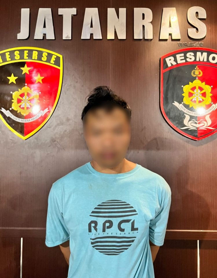 Tersangka seorang pria berinisial D (29).