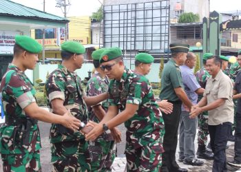 Keluarga besar Kodim 1016/Palangka Raya menggelar acara Halal Bihalal usai Hari Raya Idul Fitri 1446 H. Acara ini diselenggarakan di Halaman Makodim 1016/Palangka Raya Jl.A.Yani No 80, Kota Palangka Raya, Rabu (09/04/25).