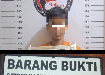 Tersangka berinisial BP alias Boby (27), warga setempat, tak berkutik saat ditangkap petugas pada Jumat, (11/04/2025) sekitar pukul 16.20 WIB. Dari penggeledahan, polisi menemukan dua bungkus plastik klip sedang yang diduga berisi sabu dengan berat total 1,96 gram bruto.