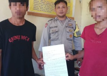 Bhabinkamtibmas Polsek Tikala melaksanakan kegiatan problem solving dalam rangka menyelesaikan permasalahan yang terjadi di tengah warga binaannya, Minggu (13/4/2025).