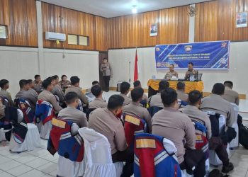Ditbinmas Polda Kalteng melakukan pembinaan kepada Bhabinkamtibmas Polres Gunung Mas (Gumas), Senin (21/4/2025) siang.
