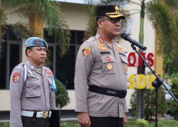 Upacara digelar pada Mapolresta Palangka Raya, Jalan Tjilik Riwut Km. 3,5, Kota Palangka Raya, Kalimantan Tengah, yang dipimpin oleh Wakapolresta, AKBP Moch. Isharyadi Fitriawan, S.I.K., M.H. dan dihadiri oleh para Pejabat Utama (PJU), Perwira beserta personel.