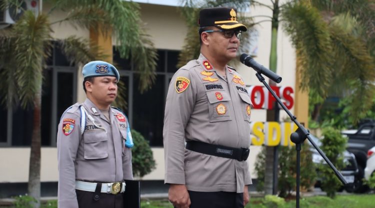Upacara digelar pada Mapolresta Palangka Raya, Jalan Tjilik Riwut Km. 3,5, Kota Palangka Raya, Kalimantan Tengah, yang dipimpin oleh Wakapolresta, AKBP Moch. Isharyadi Fitriawan, S.I.K., M.H. dan dihadiri oleh para Pejabat Utama (PJU), Perwira beserta personel.