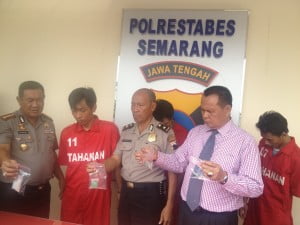 Pengedar Narkoba Lintas Kota Dibekuk Polrestabes Semarang