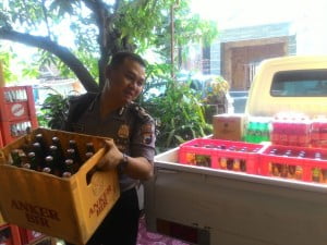 Polisi Sita Ratusan Botol Minuman Keras