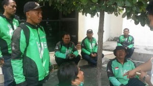 Kasus Pembunuhan Gojek: Driver Gojek Mulai datangi Polrestabes