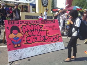 Puncak Peringatan Hari Anak Nasional, Masyarakat Semarang Kampanye Anti ESA Online