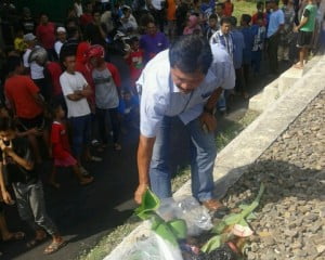 Jalur Double Track Kembali Makan Korban,Kali ini dua santri Tewas Tersambar Kereta
