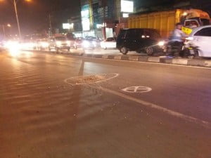 Hendak Menyeberang,Seorang Pejalan Kaki Tewas Tersambar Bus