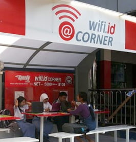 Kembali,Terjadi penodongan di Wifi.id Corner Pleburan!