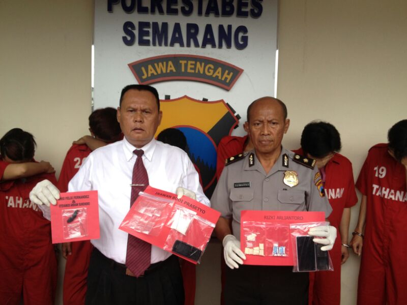 Empat Hari, Enam Pengedar dan Pemakai Narkotika Ditangkap