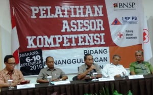 PMI Jateng Gelar Pelatihan Asesor Kompetensi Penanggulangan Bencana