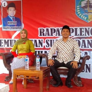 Kantongi 60 Persen Suara Mas Agung Teruskan Perjuangan Ibunda Pimpin Karangsari