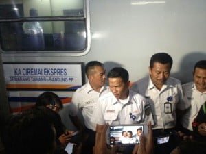 Peluncuran Perdana KA Ciremai Semarang – Bandung Angkut 281 Penumpang