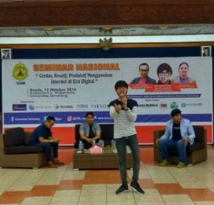 Kampanyekan Cerdas Berinternet, USM Hadirkan Eka Gustiwana