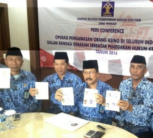19 WNA Terjaring Razia Kantor Imigrasi Jateng