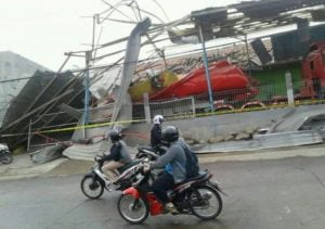 Truck Tangki Pertamina Meledak Satu Orang Tewas