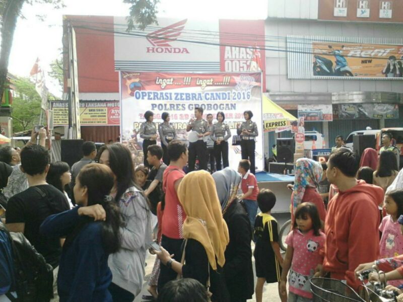 Ini Cara Satlantas Polres Grobogan Sosialisasi Operasi Zebra