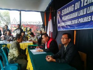 200 Pelanggar Lalulintas di Grobogan Jalani Sidang di Tempat Operasi Zebra 2016