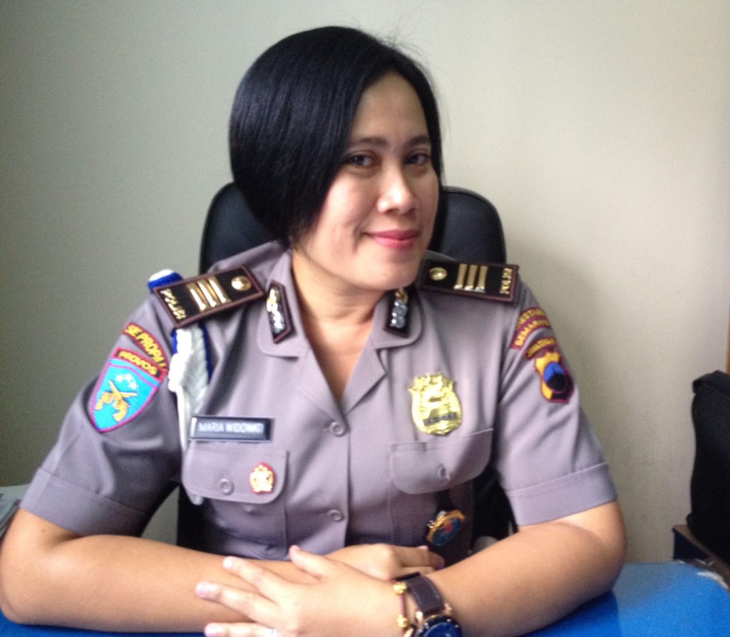 Sosok Kanit Provost AKP Maria Widowati