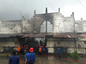 Gedung Marabunta Terbakar