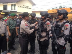 Polrestabes Semarang Gelar pasukan Ops Lilin 2016
