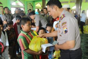 Polres Grobogan Menggelar Maulid Nabi Muhammad SAW dan Santunan Anak Yatim