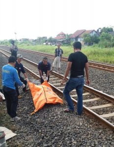 Warga Muktiharjo Tewas, Diduga Tersambar Kereta