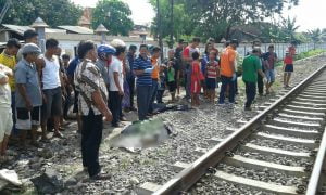 Wanita Tanpa Identitas Tertabrak Kereta Api