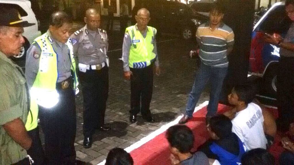 Terlibat Bentrok Belasan Remaja Ditangkap Polsek Semarang Barat