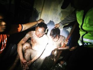 Dua Maling Motor Babak Belur Dihajar Warga