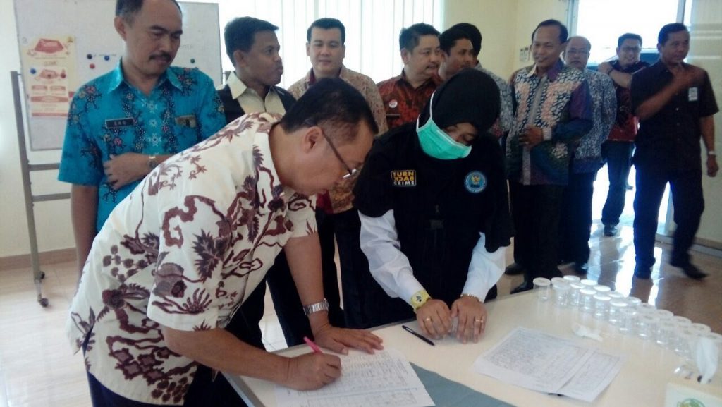 Kepala UPT Pemasyarakatan Se-Jateng Jalani Peneriksaan Urine
